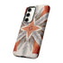 Silver Feather Compass - Impact Resistant Phone Case